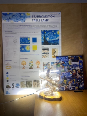 طلبة هندسة عمان العربية يبدعون في تصميم مجسّمات إضاءة ضمن مساق الورش والنماذج المعمارية