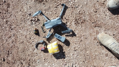 الجيش يحبط محاولة تهريب مواد مخدرة بواسطة طائرة مسيرة