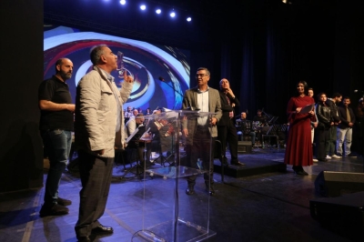 لجنة تحكيم مهرجان الأغنية الأردنية 2025 تتابع البروفة النهائية استعدادًا للحفل الختامي غدًا