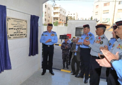 المعايطة يفتتح مركز دفاع مدني وادي صقرة