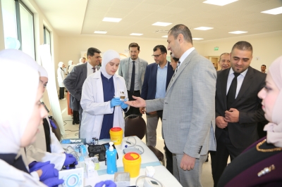 كلية التمريض في جامعة الزيتونة الأردنية تنظّم فعالية صحية بمناسبة اليوم العالمي للسكري