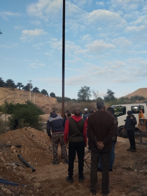 حملة لإغلاق 11 بئرا مخالفة وضبط خطوط سحب قرب سد الكفرين - صور