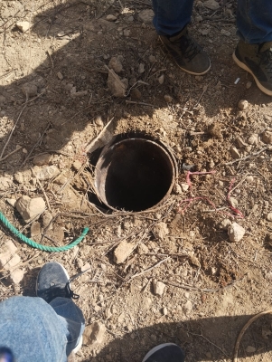 حملة لإغلاق 11 بئرا مخالفة وضبط خطوط سحب قرب سد الكفرين - صور