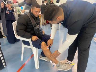 قسم العلاج الطبيعي في جامعة الزيتونة الأردنية ينفّذ نشاطًا خِدميًا وتوعويًا للطلبة الرياضيين