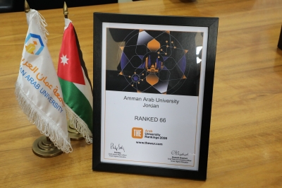 جامعة عمّان العربية في المرتبة الثامنة على الجامعات الأردنية في تصنيف التايمز للجامعات العربية لعام 2025 وضمن أفضل 100 جامعة عرب
