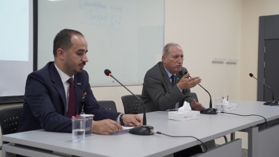 إطلاق نادي العمارة خلال لقاء الطلبة الجدد لقسم هندسة العمارة في جامعة الشرق الأوسط