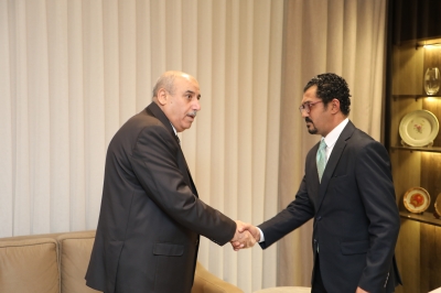 رئيس مجلس النواب يستقبل رئيس مجلس أمناء ورئيس جامعة عمّان العربية