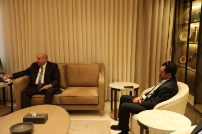 رئيس مجلس النواب يستقبل رئيس مجلس أمناء ورئيس جامعة عمّان العربية