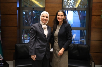 النائب ناصر الدين تستقبل السفيرة السويسرية إميليا جورجيفا وتبحثان ملفات التعاون المشترك