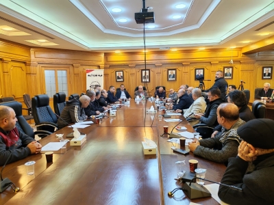 اجتماع حول حسبة الجورة في اربد