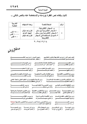 الاردن .. تخفيض الضريبة على السجائر الإلكترونية ومنتجات تسخين التبغ