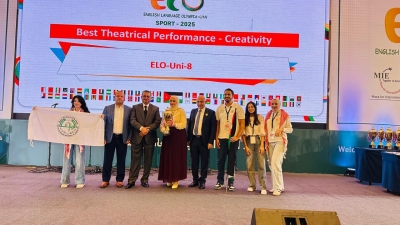 فوز ثلاثة فرق من جامعة الزيتونة الأردنية في أولمبياد اللغة الإنجليزية العالمي 2025