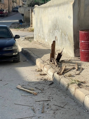 تدهور ضاغطة نفايات يتسبب بأضرار مادية في مادبا - صور