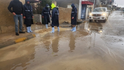 بلدية الكرك: ليلة طويلة مرت على المحافظة! - صور