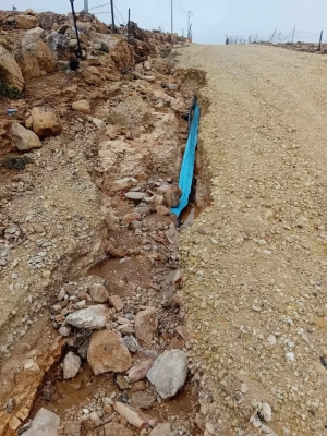 رسالة إلى بلدية الكرك من راكين - صور