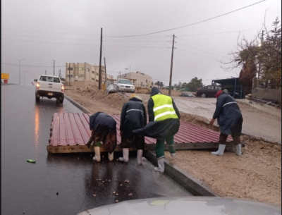 الإدارة المحلية: 95 شكوى وارتفاع مستوى الإنذار جراء منخفض جوي عالي الفعالية