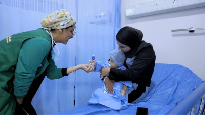 مستشفى الاستقلال يختتم مرحلة زراعة القوقعة الإلكترونية لأطفال فلسطين ضمن مشروع إنساني بدعم مركز الملك سلمان