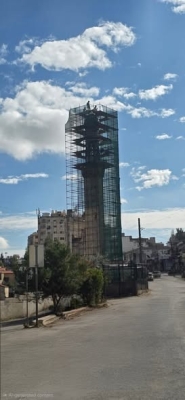 إعادة تأهيل مأذنة مسجد الشيشان في صويلح بجهود أبنائه مطلع 2026