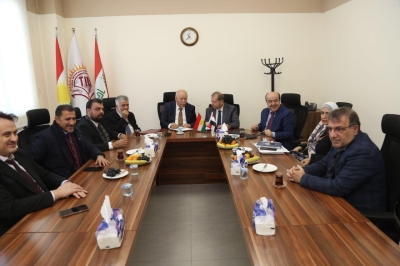 بدعوة من جامعة تيشك : رئيس عمان العربية يزور إقليم كردستان العراق ويوقع اتفاقيات تعاون