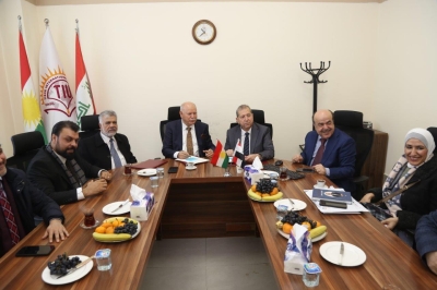 بدعوة من جامعة تيشك : رئيس عمان العربية يزور إقليم كردستان العراق ويوقع اتفاقيات تعاون