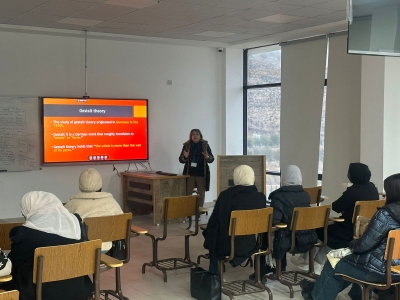 ورشة تدريبية في جامعة عمان العربية لتعزيز مهارات الطلبة في نظرية غشتالت بالتصميم المعماري