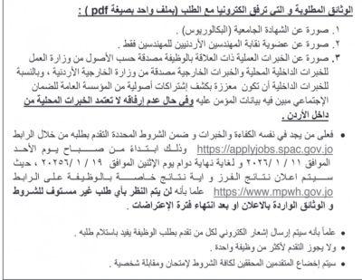 إعلان وظائف شاغرة في وزارات ودوائر حكومية