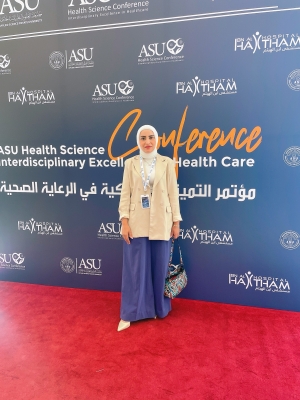 كلية الصيدلة في جامعة عمان العربية تشارك في مؤتمر العلوم الصحية التطبيقية   ببحوث علمية نوعيةAHSC 2025