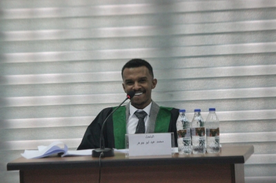 الباحث محمد أبو جوهر ينال درجة الماجستير في اللغة العربية من جامعة جرش