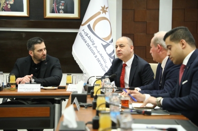 بحث سبل التعاون بين الشرق الأوسط والمركز الأردني للتصميم والتطوير