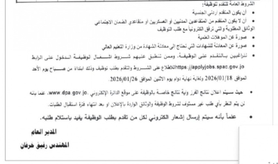 مدعوون لمقابلات شخصية وفاقدون لوظائفهم (أسماء)