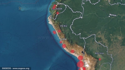 بصورة وأرقام.. راصد الزلازل الهولندي يتوقع هزة من فئة 8 ريختر ويحدد البلد