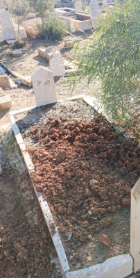 بلدية مادبا تعالج التهبيط في مقبرة نتل وتدعو المواطنين لمتابعة قبور ذويهم