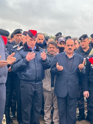 تشييع جثمان اللواء المتقاعد إبراهيم الصرايرة ‏