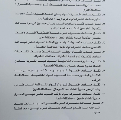 تشكيلات إدارية واسعة في وزارة الداخلية تشمل حكاما إداريين