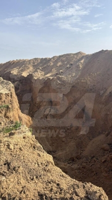 إسرائيل تحفر خندقا دفاعيا على 