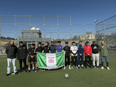 فريق كرة القدم في جامعة البترا يبدأ استعداداته لبطولة 