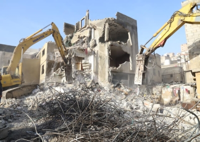 الامانة تستكمل المرحلة الرابعة من مشروع المحطة (شارع الجيش العلوي)