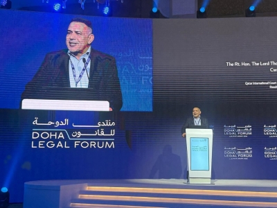 الطراونة يمثل الأردن في ملتقى الدوحة للقانون ويعرض أبرز تحديات عقود الشراكة بين القطاعين العام والخاص