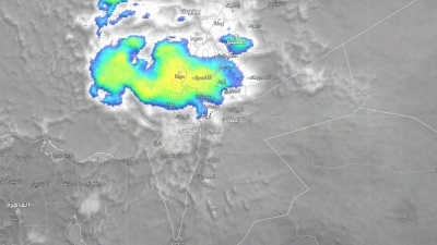 سحب ممطرة تتحرك نحو شمال الأردن