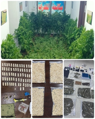 الأردن .. ضبط 35 تاجراً ومروجاً للمخدرات في 13 قضية نوعية