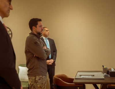 نشر صور لولي العهد أثناء متابعته قرعة اختيار مكلفي خدمة العلم