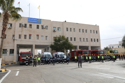 مدير الأمن العام يفتتح مبنى مركز أمن المدينة الجديد والمبنى الإداري للدفاع المدني في المفرق