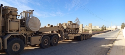 جاهزية موقع ناقلة الجنود المهداة لبلدية معان - صور