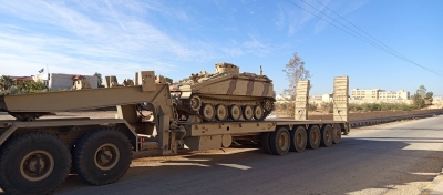 جاهزية موقع ناقلة الجنود المهداة لبلدية معان - صور