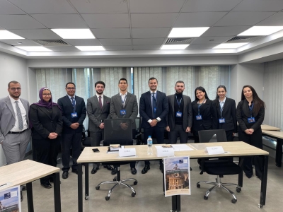 فريق كلية الحقوق من العلوم التطبيقية إلى نهائيات أكسفورد العالمية للمحكمة الصورية 2026