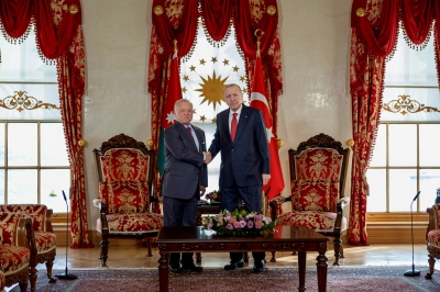 الملك وأردوغان يؤكدان ضرورة الحفاظ على سيادة الدول