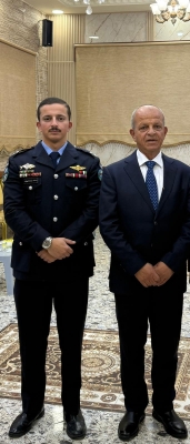 اللواء المتقاعد أبو زيد يحتفل بتخرج نجله محمد من كلية الشرطة في قطر