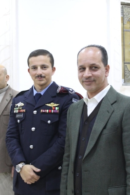 اللواء المتقاعد أبو زيد يحتفل بتخرج نجله محمد من كلية الشرطة في قطر