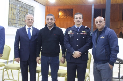 اللواء المتقاعد أبو زيد يحتفل بتخرج نجله محمد من كلية الشرطة في قطر