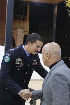 اللواء المتقاعد أبو زيد يحتفل بتخرج نجله محمد من كلية الشرطة في قطر